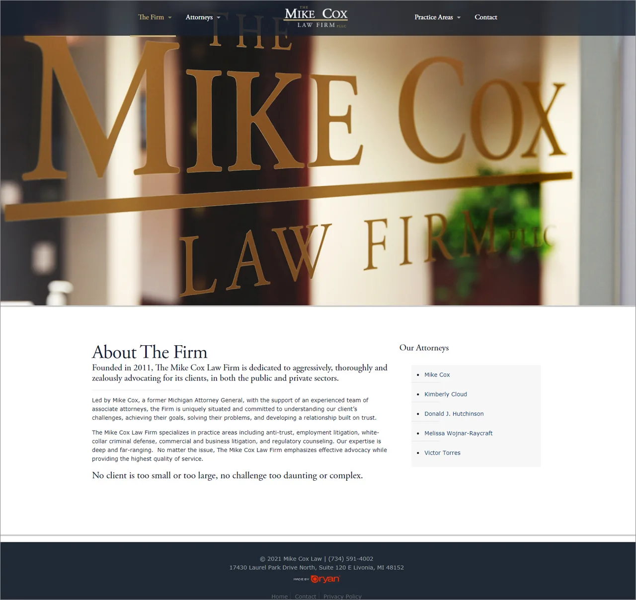 Mike Cox Law — project image 4