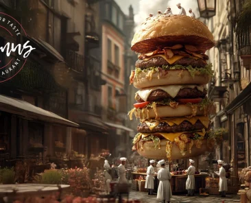 Branding and content creation for Maximus French restaurant, made by Oryan.